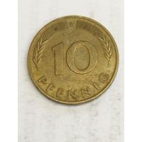 Германия 10 пфенинг 1984 F