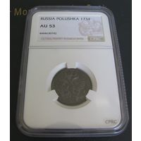 Полушка 1731 отличная деталеровка орла