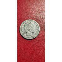 10 центов (дайм) "Barber Dime", 1914 год !, США