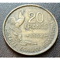 Франция 20 франков, 1952    ( 1-12-7 )
