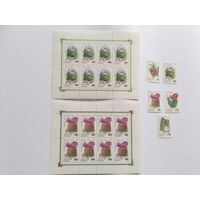 Россия   1994 5 м+2 м/листа  кактусы