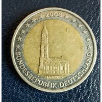 Германия Гамбург 2 евро   2008 f !