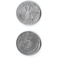 5 грошей Австрия 1966 года