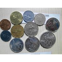 11 монет Малайзии и Индонезии