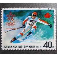 Марка КНДР 1987 год Олимпийские игры