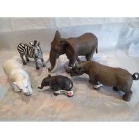 ФИГУРКИ  ЖИВОТНЫХ ШЛЯЙХ(ГЕРМАНИЯ)  одним лотом