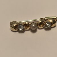 Брошь малютка, шомпольный замок.