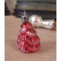 Игрушка ёлочная Ёлка, стекло. ГДР