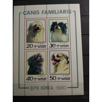 КНДР 1990 г. Собаки.
