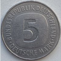 Германия 5 марок 1977 г. J