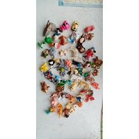 Игрушки киндэр 55шт одним лотом.