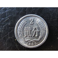 Китай. 2 фэнь.1985. С 20 копеек. Распродажа коллекции. Смотрите другие лоты.