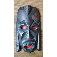 Маска Африканец (высота 12 см), дерево