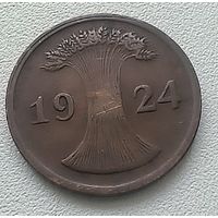 Германия 2 рейхспфеннига, 1924 А 7-10-26