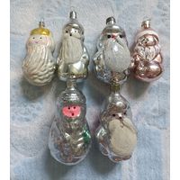 Елочные игрушки, стекло, дед мороз, поштучно
