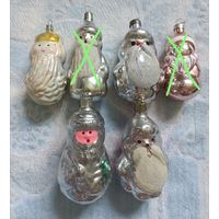 Елочные игрушки, стекло, дед мороз, поштучно