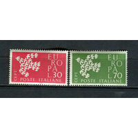 Италия - 1961 - Европа (C.E.P.T.) - [Mi. 1113-1114] - полная серия - 2 марки. MNH.  (Лот 34GQ)-T41P6