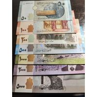 Сирия сет банкнот (50,10,200,500,1000,2000,5000) UNC