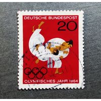 Марка Германия 1964 год Олимпийские игры