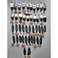 Блесна  Днепровская (Днепр),  Березина, Лахва, Сож, Реста из набора летних блесен "Могилев" завод Техноприбор, СССР