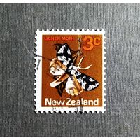 Марка Новая Зеландия 1970 год Бабочка