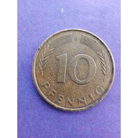 Германия ФРГ 10 пфеннигов 1976 J