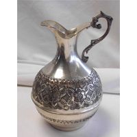 Кувшин медный с серебрением Silver Plated 900 Турция