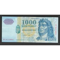 Венгрия 1000 форинтов 1998 года. Тип Р-180a. Состояние XF+/aUNC