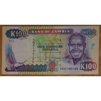 Замбия 100 квача 1991 UNC