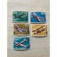 Почтовые марки, СССР, серия марок "Самолеты Як, Ут, Я"