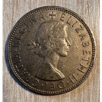 Монета 1/2 кроны 1963 год. Великобритания.