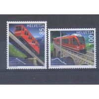 [1778] Швейцария 2010. Поезда.Локомотивы. СЕРИЯ. MNH