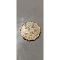 Гонконг 20 центс 1994