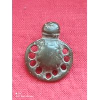 Старинная застёжка,в патине