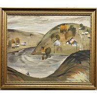 Селещук Н.М "Беларусь-мая Радзіма", смешанная техника. Размер с рамой 79х66 см.