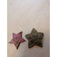 Две старые кокарды СССР