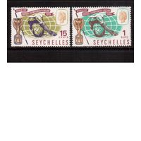 Сейшеллы-1966(Мих.228-229) ,** ,  ЧМ-1966 по футболу, Английские колонии