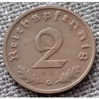 2 рейхспфеннига 1939 G