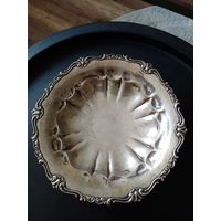 Старинная Конфетница фруктовница тарелка серебро пр. 800