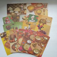 Набор открыток  рецепты блюд
