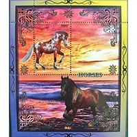 Центральноафриканская Республика 2015. Лошади. Блок