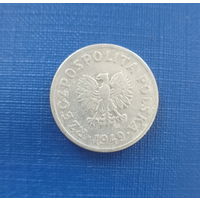 Польша 50 грошей 1949 алюминий