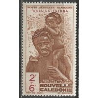 Новая Каледония. Авиа. Фонд защиты детства. 1942г. Mi#287.