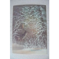 Исаков А., С Новым годом! 1987, 1988, чистая, из сувенирного комплекта.