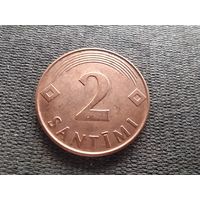 Латвия, 2 сантима 2000, KM# 21
