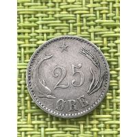 Дания 25 оре 1905 г