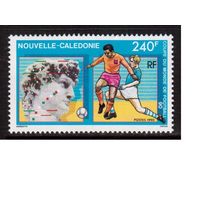 Новая Каледония-1990, (Мих.875)  **  , Спорт, Футбол, ЧМ-1990(одиночка)