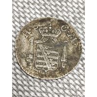 Редкий  1 крейцер  1812  ( Серебро )