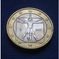 Италия 1 евро 2011