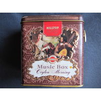 Металлическая коробка из-под чая Hilltop (100х70х110 мм) с музыкой